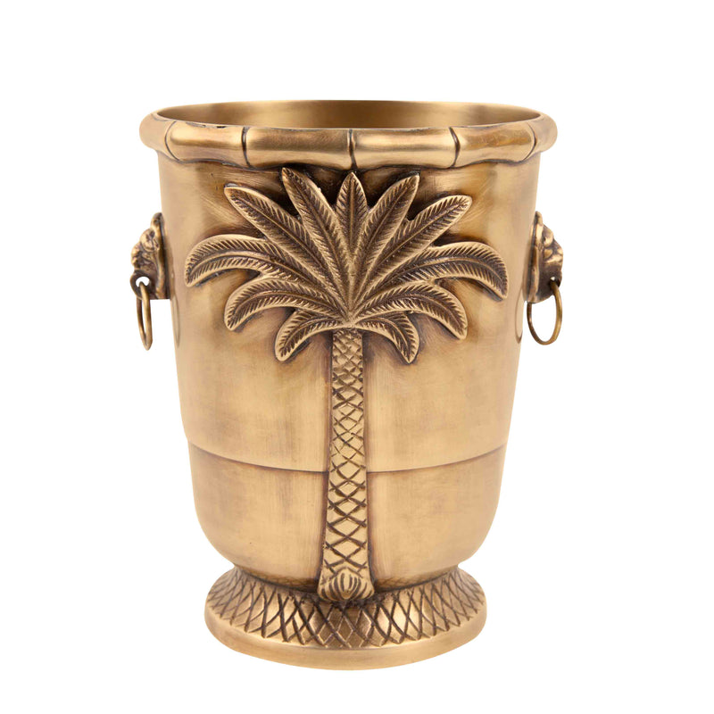 Este palm vino brass bucket